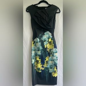 Stunning, Karen Millen deep navy blue dress. Size 4.